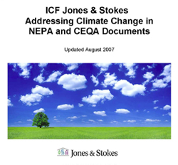 ICF Jones & Stokes Climate Change White Paper